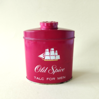 Vintage - old spice metal box men's powder from the 50s