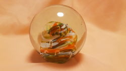 From HUF 1! Old, special, heavy, glass ball (magic ball?) Paperweight from the attic