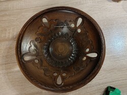 Openwork ceramic wall plate ornament
