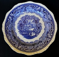Dt/196. Mason's vista blue round tray