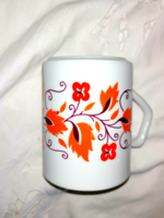 Retro mug with a rarer pattern, Zsolnay