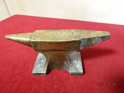 Bronze mini anvil, length 12.8 cm. Jokai.