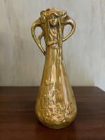 Zsolnay jellegű szecessziós váza