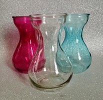 Színes üveg váza szett