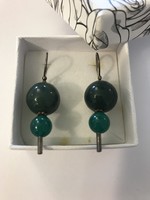 New! Custom-made silver 925 marked earrings with agate stones!
