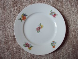 Retro régi porcelán kis tányér virág mintás