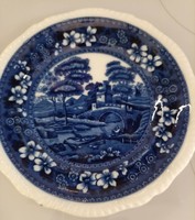 Copeland Spode's Tower kék süteményes tányér
