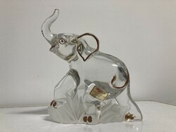 Joska Design Silberberg Bleikristall német ólomüveg elefánt szobor