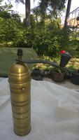 WW2 copper cartridge case pepper grinder in working order