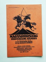 MAGYARORSZÁG TÖRTÉNELMI ATLASZA, Barthos - Kurucz, 1939.