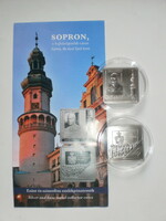 Sopron, the most loyal city. Non-ferrous metal, HUF 3,000, holds ounce. With prospectus