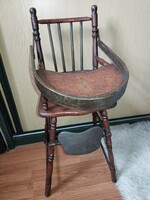 Old folding high chair