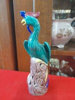 Keleti Kínai Porcelán Figurális Főnix Szobor.Jelzett.