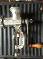 Premium quality midcentury / retro kitchen utensil: austria branded cast iron meat grinder