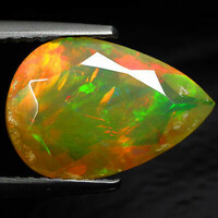 A curiosity!! Genuine noble opal cut from Ethiopia 2.36 Ct vvs clear