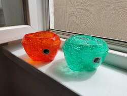Szovjet műanyag, műgyanta virágtartó retro vintage midcentury