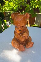 Ceramic bear. Size: 17 cm. Flawless,