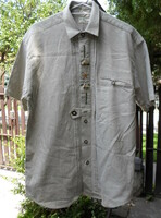 Embroidered Tyrolean shirt, men's shirt