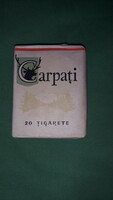 Antik valaha Hazánkban forgalmazott CARPATI román cigaretta bontatlan a képek szerint