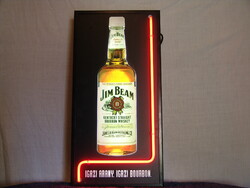 Old large jim beam lighting drink advertisement rarity