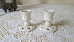 Nymphenburg,német porcelán gyertyatartó pár
