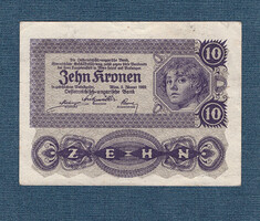 10 Korona 1922 ounce offset print