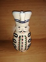 Hódmezővásárhely ceramic miska jug - 23.5 cm (b)