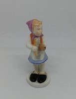 Aquincum porcelán cipőt pucoló kislány "RITKA"!