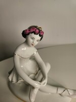 LFZ Szovjet porcelán figura kis balerina