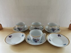 Hollóházi porcelán kávés, mokkás csészék | China cups