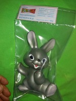 Retro Hungarian transport goods bazaar goods unopened packed plastolus rubber rabbit toy pictures