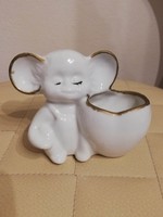 Cute monkey porcelain toothpick holder