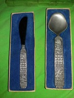 Antique hardanger silvertt kinsarvik viking dinnerware silver plated pewter condition as per pictures