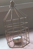 Rèz cage candle holder