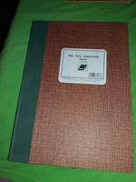 Retro PÁTRIA helység név tárgymutató könyv füzet BEÍRATLAN ! 100 lapos szép állapotban képek szerint
