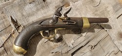 French cavalry flintlock pistol from the time of the Napoleonic Wars