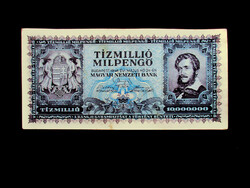 TÍZMILLIÓ MILPENGŐ - 1946 - HAJTÁS MENTESEN (Inflációs bankjegy!)