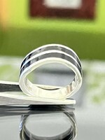 Különleges, tömör ezüst gyűrű