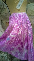Bombay-Indian light metallic fiber sheer summer skirt