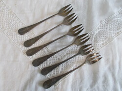 6 Herrmann silver-plated forks