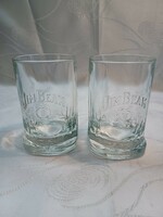 Jim Beam üveg pohár