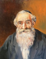 Adilov Kabul - Rabbi 50x40 cm olajfestmény