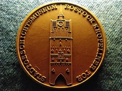 Német Demokratikus Köztársaság Rostock 1973 bronz érem (id64549)