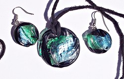 Murano glass jewelry set