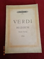 VERDI: Requiem   Klavier = Auszug  1 - 144 oldal. Jókai.