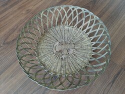 Antique silver plated basket
