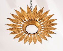 Sun shaped chandelier