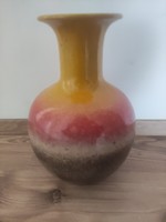 Glazed ceramic vase of applied arts company