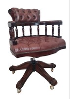 A673 chesterfield captain's chair, desk chair