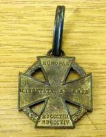 Small metal army cross (cannon cross) 1813